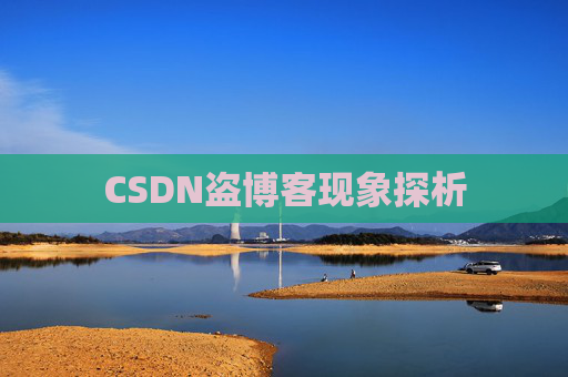 CSDN盗博客现象探析